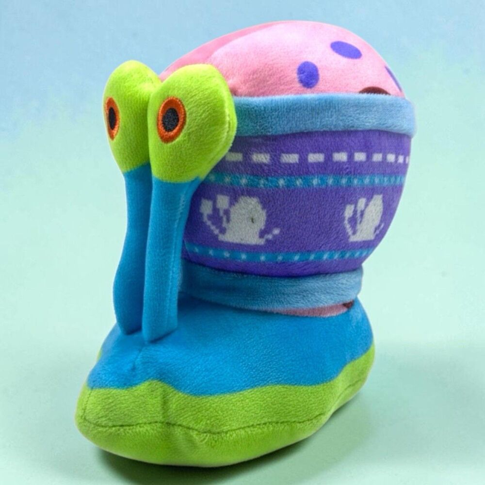 RARE‎ Gary the Snail Plush Toy SpongeBob SquarePants Stuffed 7" Wearing Sweater